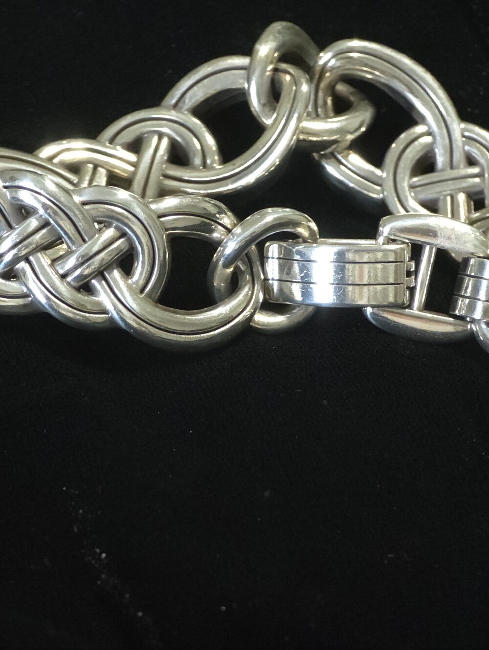 Brighton Silver-Tone Interlock Harmony Bracelet